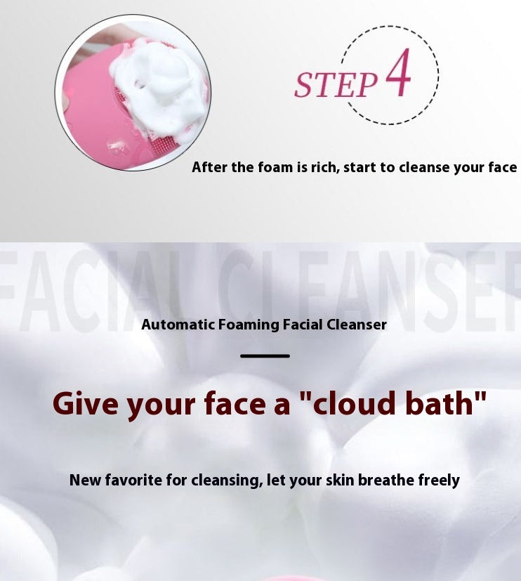 Facial Cleanser Foam Silicone Facial Cleanser