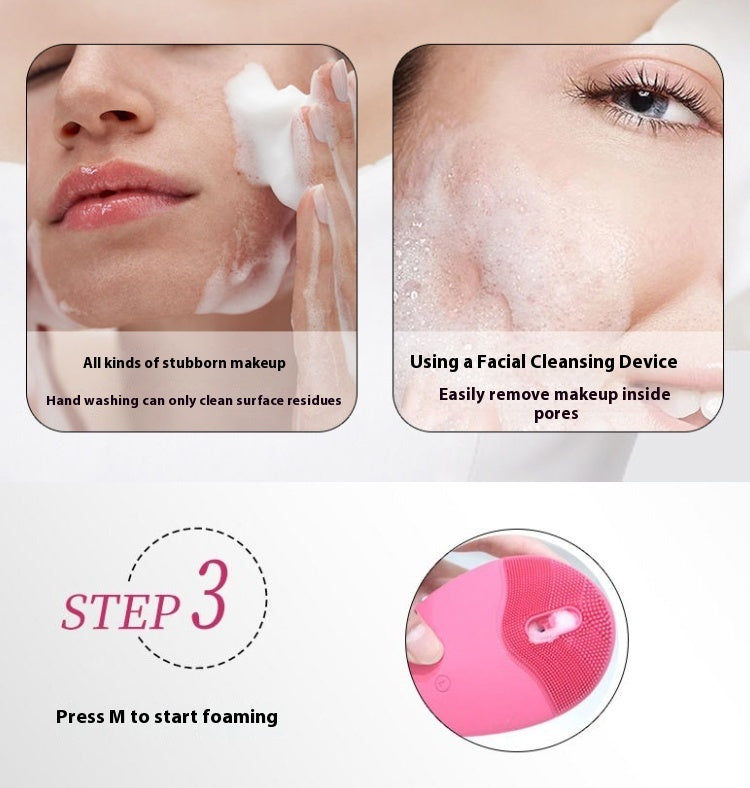Facial Cleanser Foam Silicone Facial Cleanser