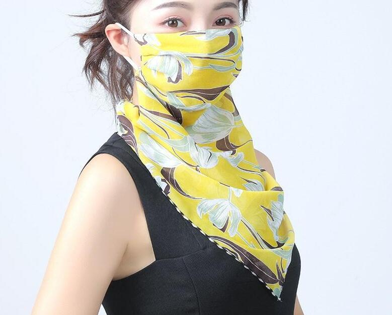 Mask sunscreen scarf