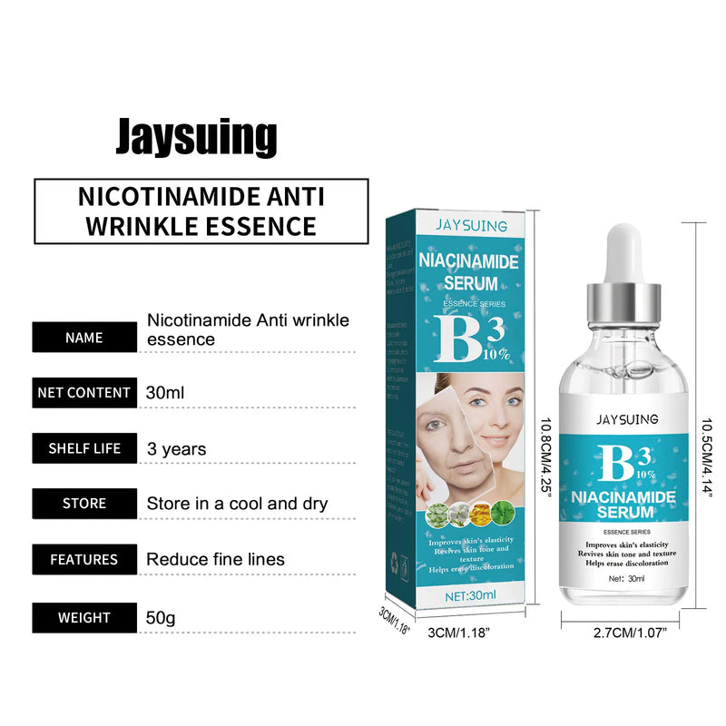 Wrinkles Removal Serum Niacinamide Anti Aging Fade Fine Line Moisturizing Firming Remove Wrinkle Skincare Facial Lifting Essence