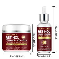 Retinol Day Night Moisturizer Collagen Smooth wrinkles Face Cream For Moisturizer Whitening Brighten Skin Products Care serum