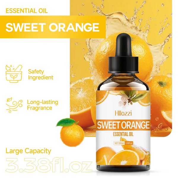 30ml/60ml/100ml sweet orange skin care essential oil plant extract essential oil for body care