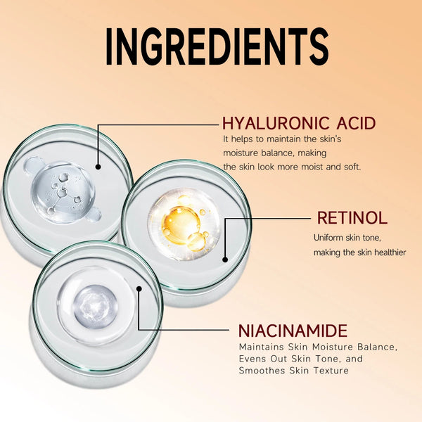 Retinol Day Night Moisturizer Collagen Smooth wrinkles Face Cream For Moisturizer Whitening Brighten Skin Products Care serum