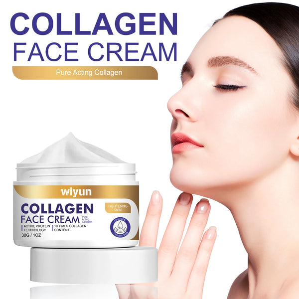 WIYUN Moisturizing & Firming Collagen Face Cream 50ml Wrinkle Removal & Brightening Skin Cream