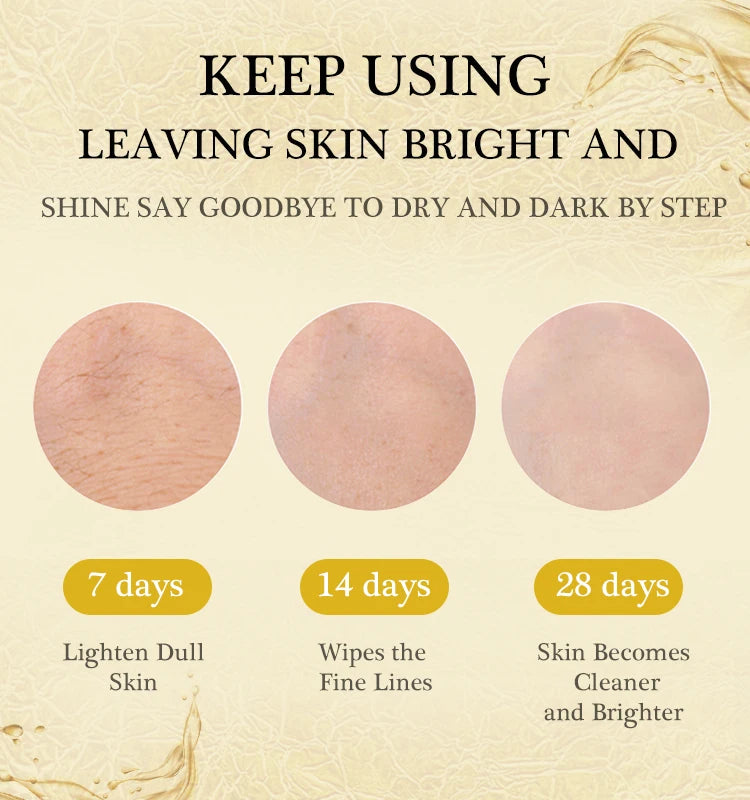 Niacinamide 24k Gold Serum Whitening Dark Spot Remover Anti Aging Hyaluronic Acid Face Serum Facial Skin Care Beauty Health