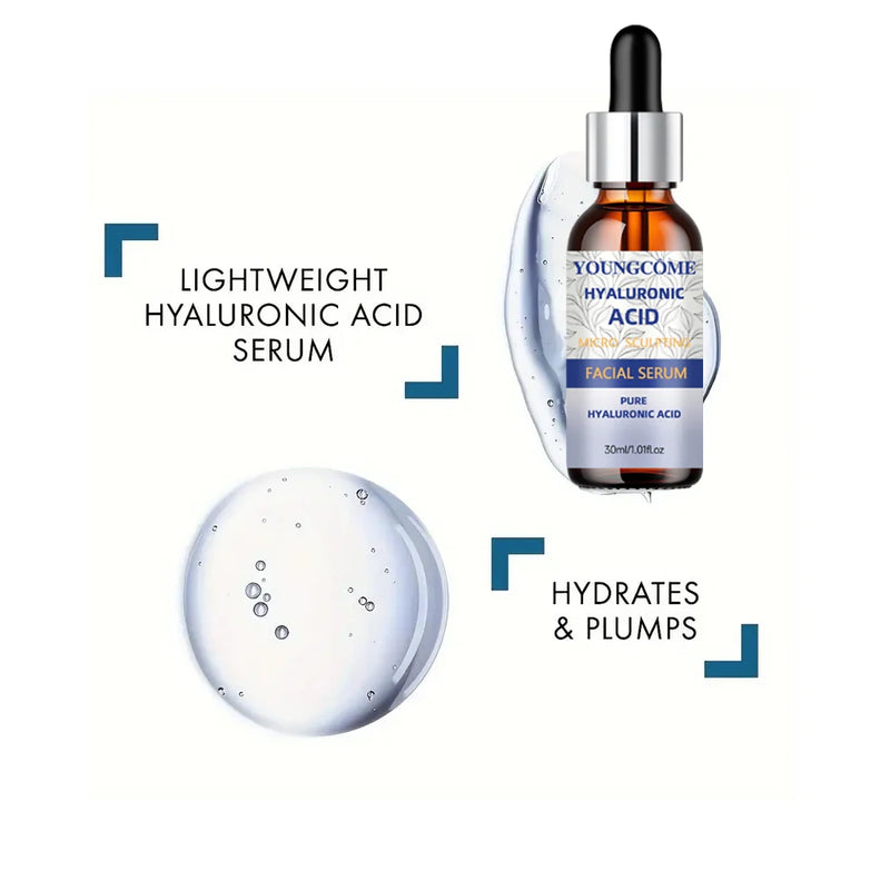 YOUNGCOME Hyaluronic Acid Facial Serum Nourishes The Skin Remover Moisturizing Repair Anti-aging Essence Facial Skin Care