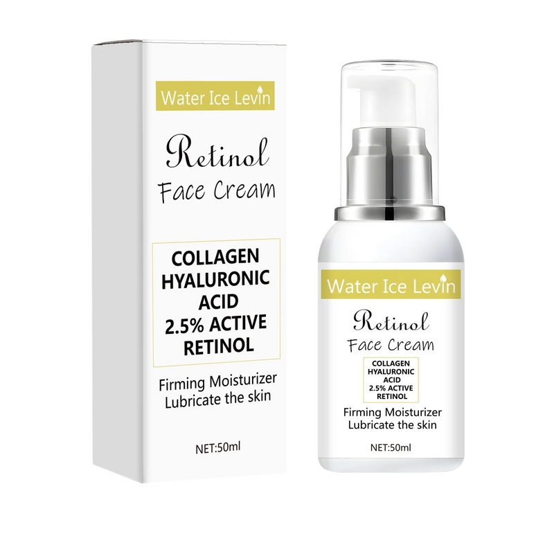 Retinol Cream, Collagen, Hyaluronic Acid, Retinol and Niacinamide Moisturizing and Nutrition, Soft, Elasticity, Vitality and Peeling Skin