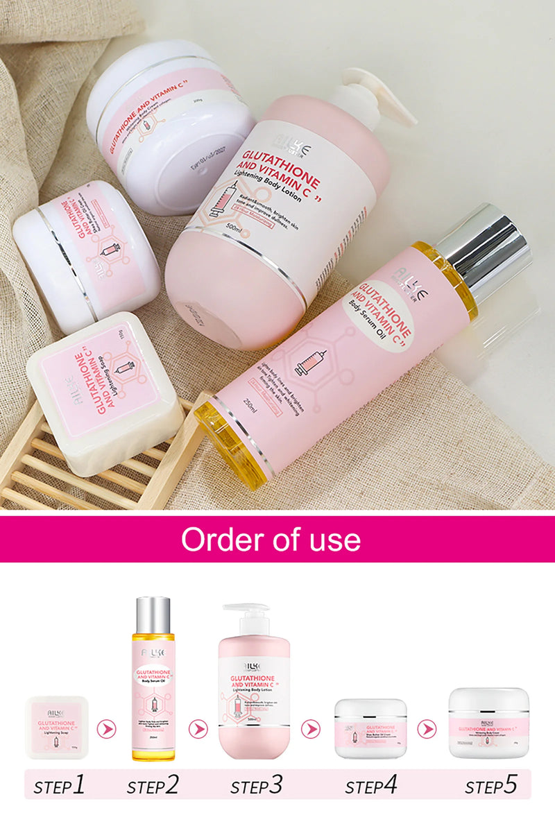 AILKE Whitening Moisturizing Korean Facial And Body Lotion, Reduce Melanin Wrinkles, Vitamin C Dark Spots Remove Skin Care Cream