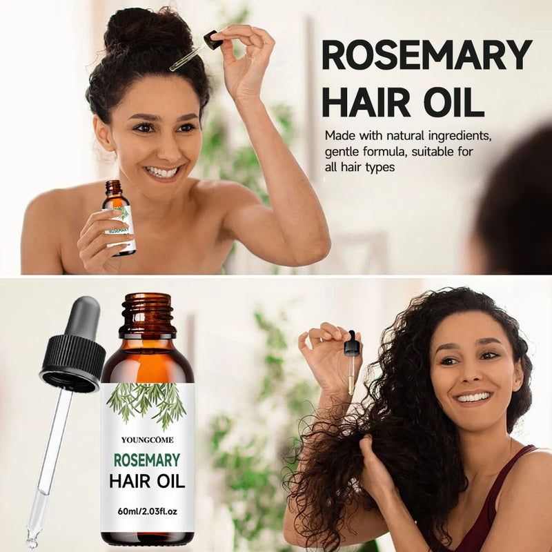 Rosemary Dense Hair Essential Oil Veganic Lavender Repair Hairs Damage Prevent Hair Loss Smooth Hairs Nourish Hair Care Oil hot