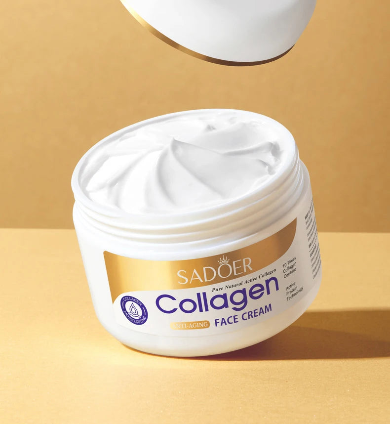 SADOER Collagen Skin Care Sets Moisturizing Anti-aging Face Cream Anti Dark Circles Eye Cream Eyes Facial Travel Size Skin Care