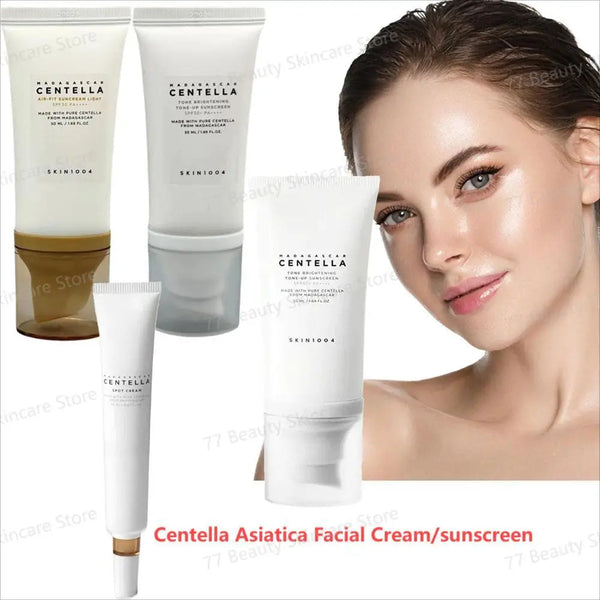 Centella Asiatica Face Cream/sunscreen Moisturizing Brightening Skin Tone Gently Massage Repairing Refreshing Facial Skincare