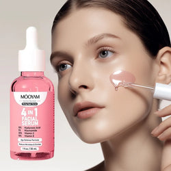 4IN1 Facial Serum Hyaluronic Acid Niacinamide VC VE Serum Cosmetics Dark Spot Remover Hydrating Moisturize Beauty Whiten Makeup