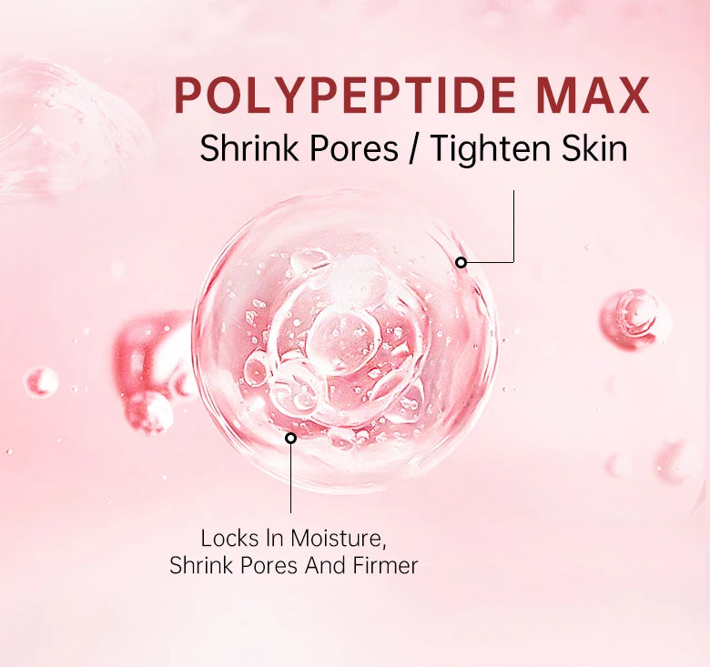 Niacinamide Dark Sport Face Serum Pore Shrinking Hyaluronic Acid Moisturizing Minimize Large Pores Facial Serum Skin Care