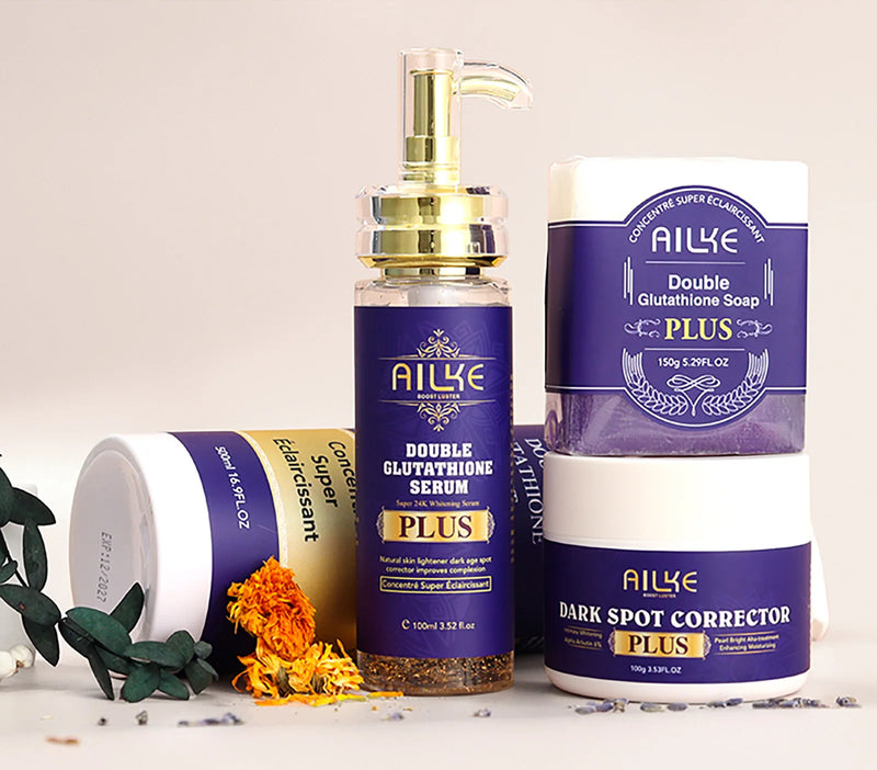 AILKE Glutathione Bleaching Cream, Advanced Lightening Lotion, Glowing Cream For Inner Thighs, Bikini Area Underarms, Natural