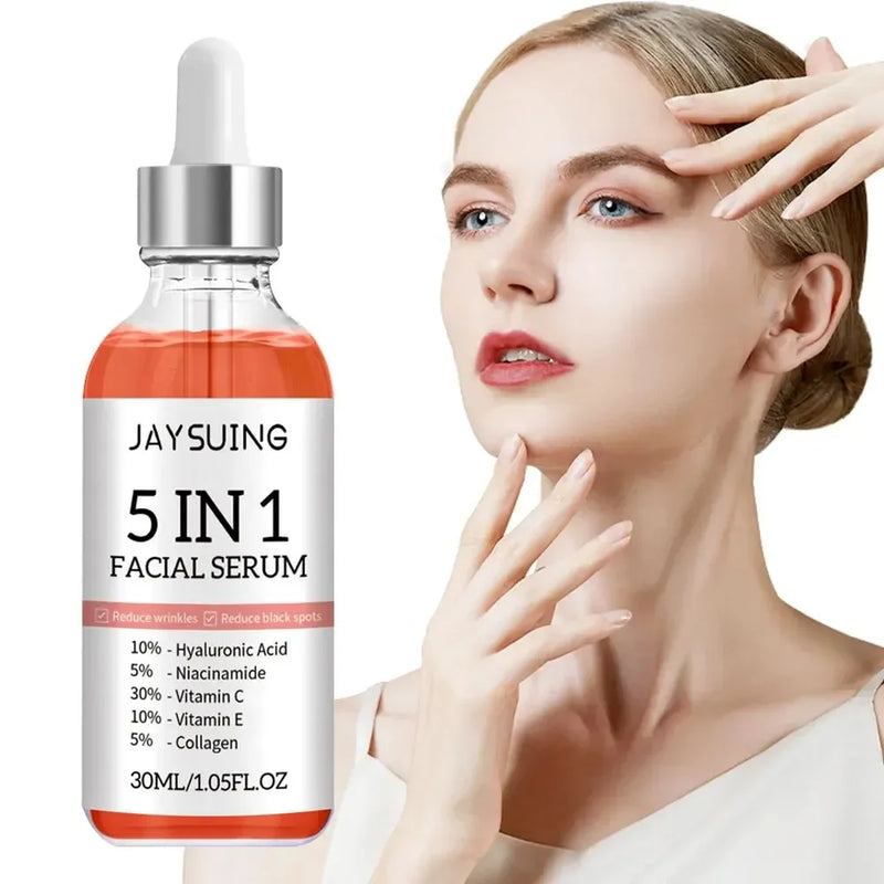 Hyaluronic Acid Wrinkle Removal Essence Niacinamide Improve Skin Quality Moisturizing and Blemishes 5-in-1 Facial Care Essence