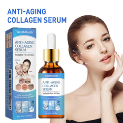 Collagen Face Serum Tighten Lifting Lightening Fine Lines Wrinkle Nourishing Anti-aging Moisturizing Brighten Essence Skin Care