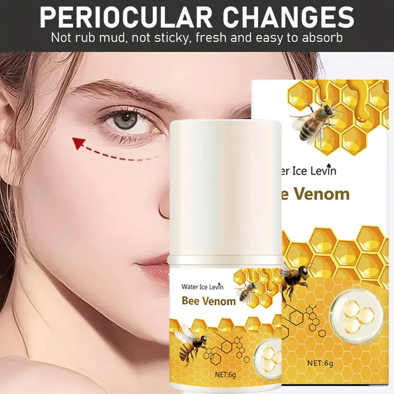 Bee venom Eyes Cream stick Dark Circles Remove Eye Bags Under Eye Hyaluronic Acid Moisturizing Serum Against Puffiness Eye Care