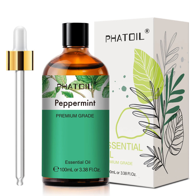 PHATOIL 100ML Eucalyptus Rose Essential Oils Lavender Indian Sandalwood Bergamot Cinnamon Lemongrass Essential Oils For Skin