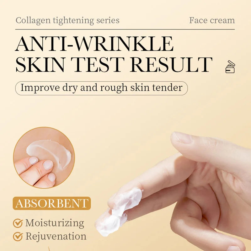 SADOER Collagen Skin Care Sets Moisturizing Anti-aging Face Cream Anti Dark Circles Eye Cream Eyes Facial Travel Size Skin Care