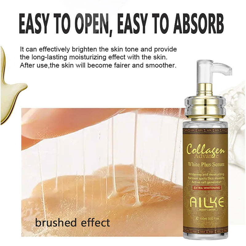 AILKE Collagen Women Skin Care Set, Moisturizing, Whitening, Youther, Remove Freckle, Dark and Black Spots, Skin Lightening Kit