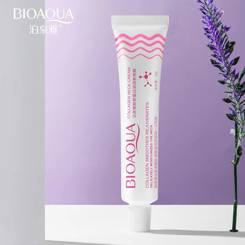 Collagen Firming Neck Cream Moisturizing Refreshing Lifting Tightening Improving Fine Lines Mild Repairing Tender Delicate