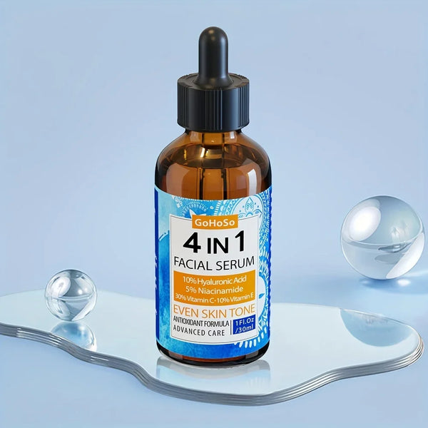 ENVISHA 4 In 1 Face Skin Care Serum Hyaluronic Acid Niacinamide Vitamin Anti-Aging Anti-wrinkle Deep Moisturizing Firming