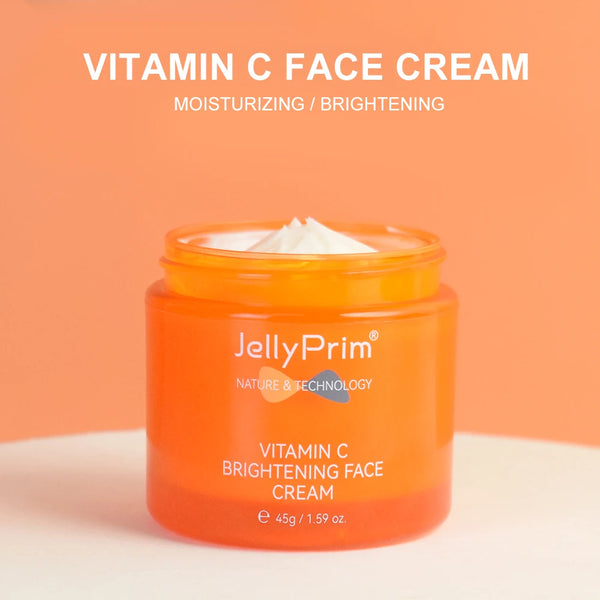 Vitamin C Whitening Face Cream Niacinamide Even Skin Tone Dryness Hydration Lightweight Facial Moisturizing Cream Skin Care 50g
