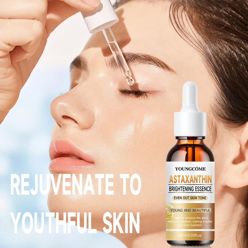 YOUNGCOME Astaxanthin firming and moisturizing essence,Smoothes wrinkles,Skin looks visibly younger 40ML/60ML