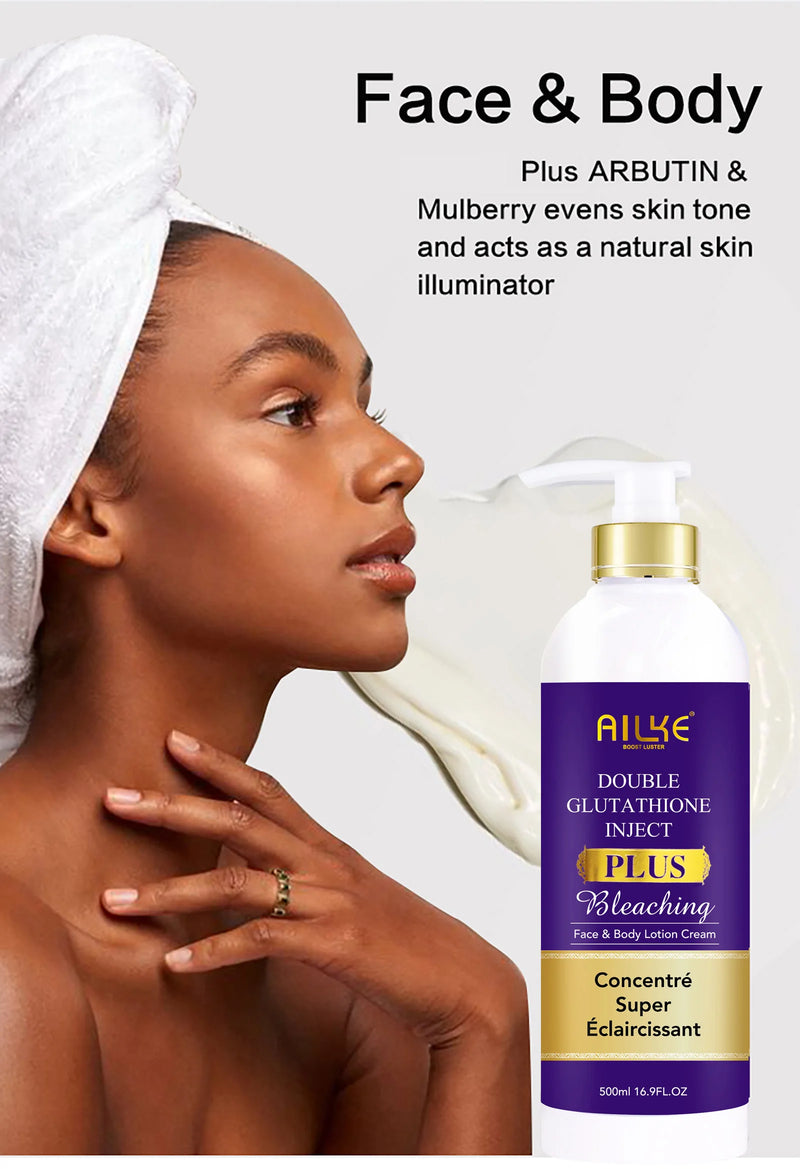 AILKE Glutathione Bleaching Cream, Advanced Lightening Lotion, Glowing Cream For Inner Thighs, Bikini Area Underarms, Natural