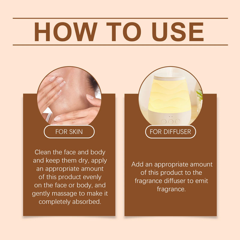 Coffee Skincare Body Oil Face Moisturizer Tighten Firm Hydrating Sooth Dry Skin Lighten Fine Lines Massage After Shower Body Oil