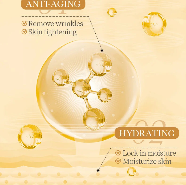 SADOER Collagen Skin Care Sets Moisturizing Anti-aging Face Cream Anti Dark Circles Eye Cream Eyes Facial Travel Size Skin Care