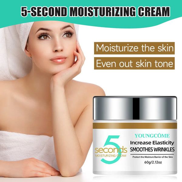 YOUNGCOME Retinol Collagen 5 Second Moisturizing Cream + Essence Set, deeply nourishes moisturizes skin, leaving skin radiant