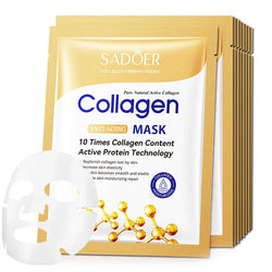 10pcs Anti-wrinkle Collagen Face Mask Moisturizing Anti-aging Repair Brightening skincare Face Sheet Mask Facial Masks Skin Care