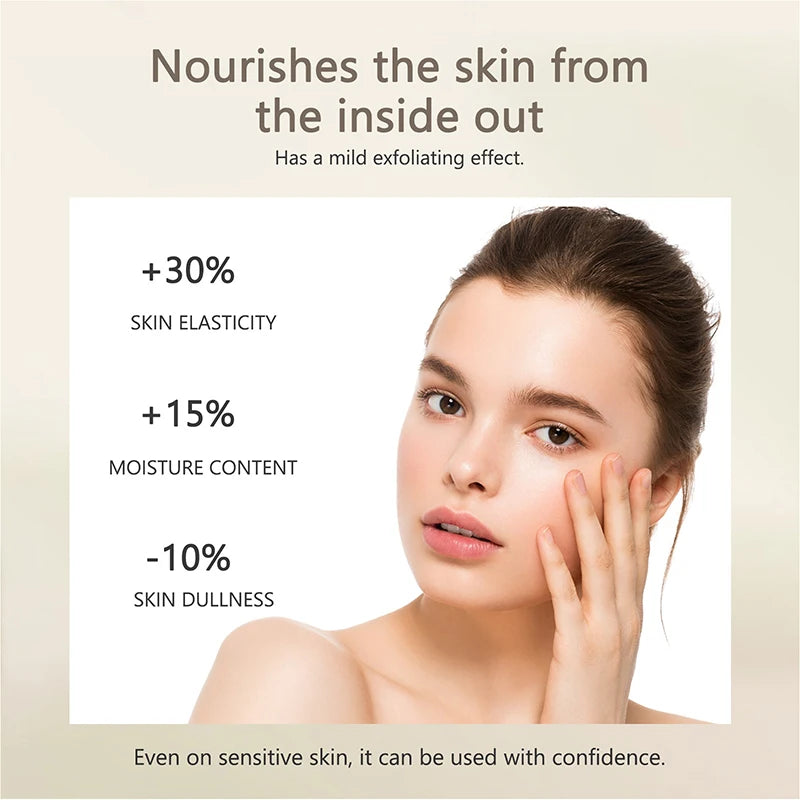 Glow Rice Ampoule Rice Essence Moisturizing And Hydrating Gentle Cleansing Peel Shot Exfoliant Repair Skin Niacinamide Essences