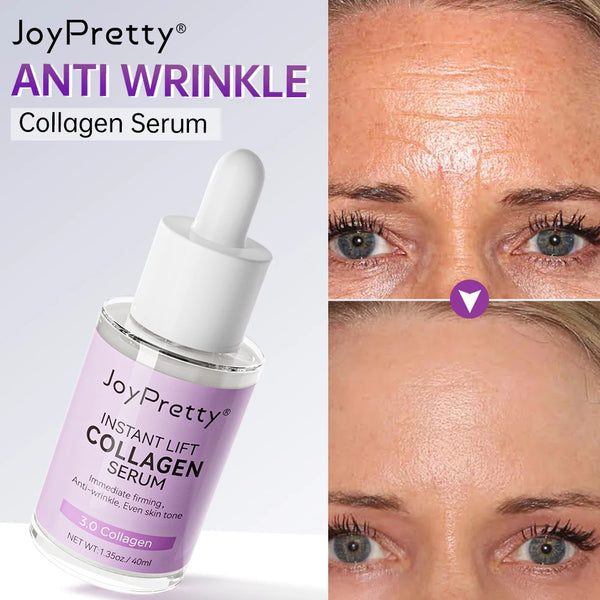 Collagen Face Serum Wrinkle Removal Hyaluronic Acid Anti Aging Fine Lines Lifting Niacinamide Brighten Serum Skin Care JoyPretty