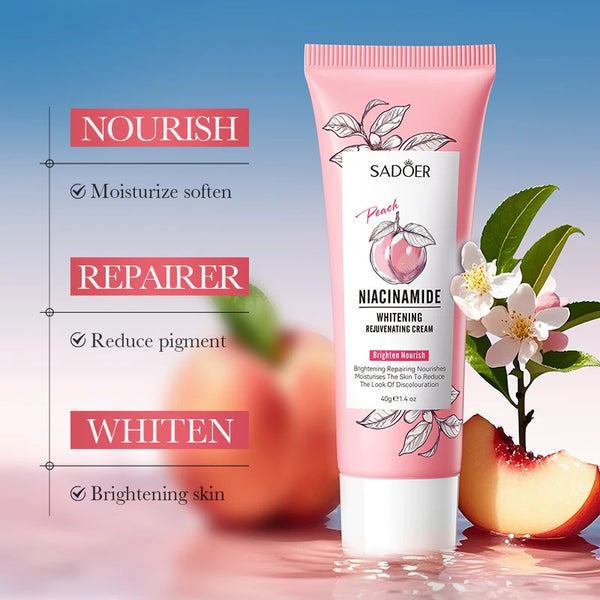 Peach Niacinamide Moisturizing Skin Moisturizing Cream Fast-absorbing, long-lasting moisturizing and brightening body lotion