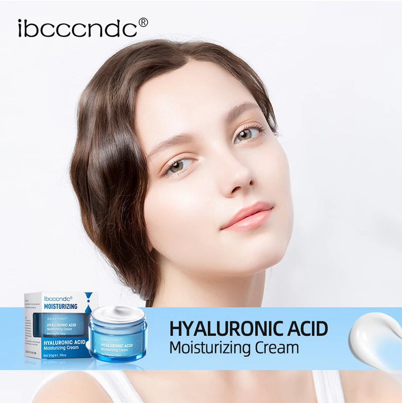 Hyaluronic Acid Gel Cream Hydrating Face Moisturizer For Hydrate&Smooth Extra-Dry Skin Nourishing Improve Dryness Facial Lotion