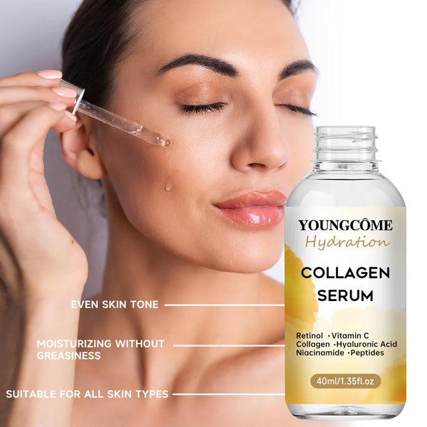 Collagen Face Serum skincare Facial Essence Liquid Firming Moisturizing Nourishing Facial Serum Skin Care Niacinamide