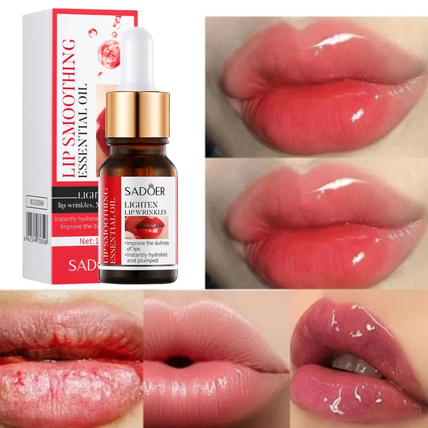 Lip Booster Plumping Serum Oil Hyaluronic Acid Moisturising Sexy Plumping Enhancer Stimulant Free Brightening Lightening Lines