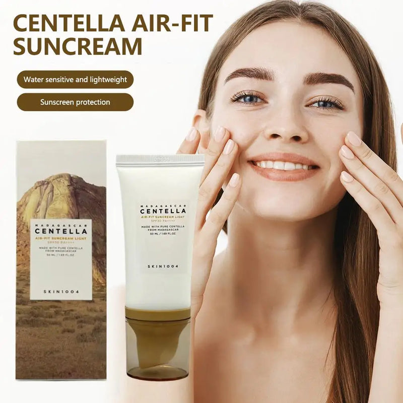 Centella Asiatica Face Cream/sunscreen Moisturizing Brightening Skin Tone Gently Massage Repairing Refreshing Facial Skincare