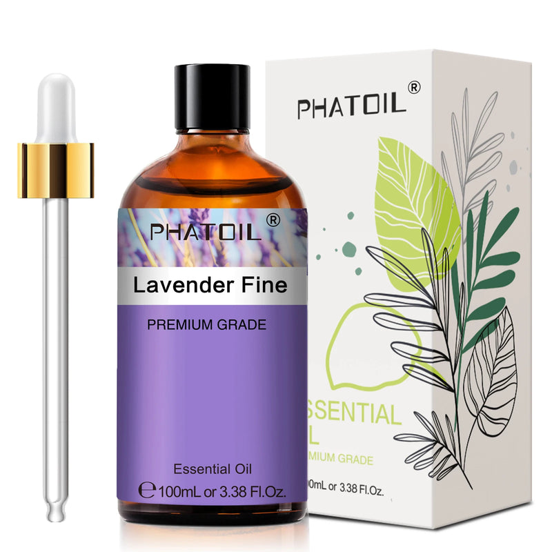 PHATOIL 100ML Eucalyptus Rose Essential Oils Lavender Indian Sandalwood Bergamot Cinnamon Lemongrass Essential Oils For Skin