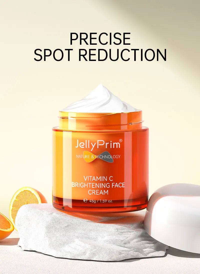 Vitamin C Whitening Face Cream Niacinamide Even Skin Tone Dryness Hydration Lightweight Facial Moisturizing Cream Skin Care 50g