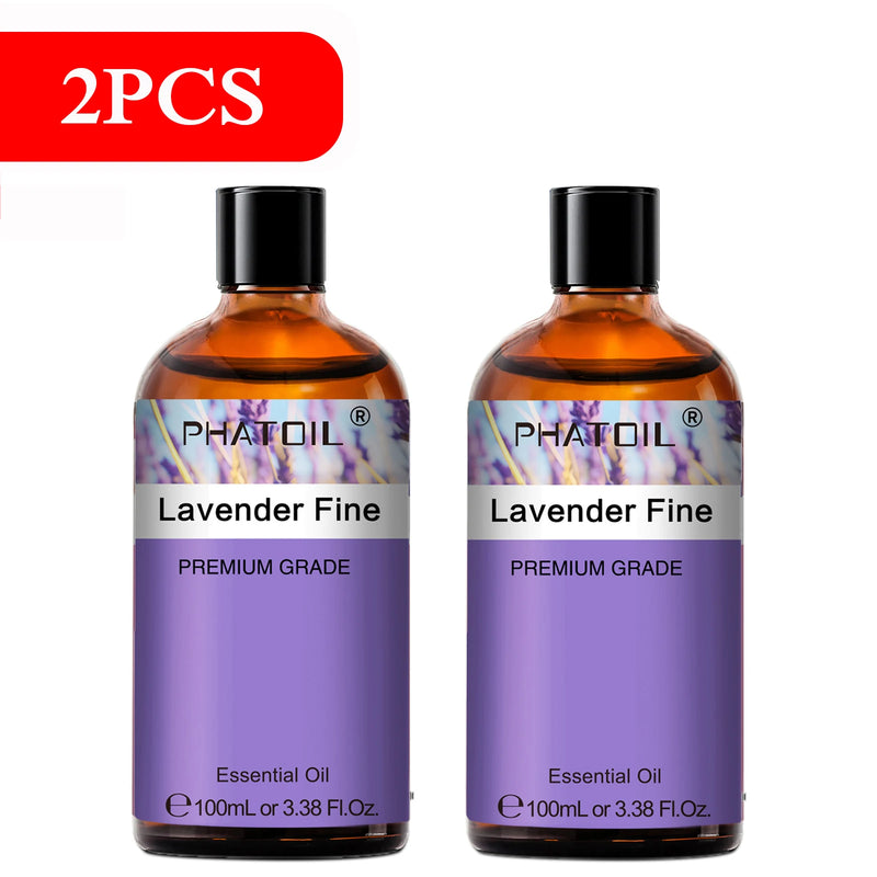PHATOIL 100ML Eucalyptus Rose Essential Oils Lavender Indian Sandalwood Bergamot Cinnamon Lemongrass Essential Oils For Skin