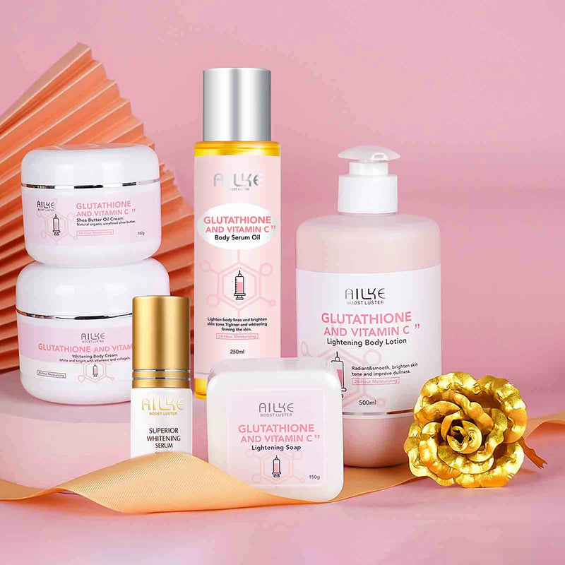 AILKE Whitening Moisturizing Korean Facial And Body Lotion, Reduce Melanin Wrinkles, Vitamin C Dark Spots Remove Skin Care Cream