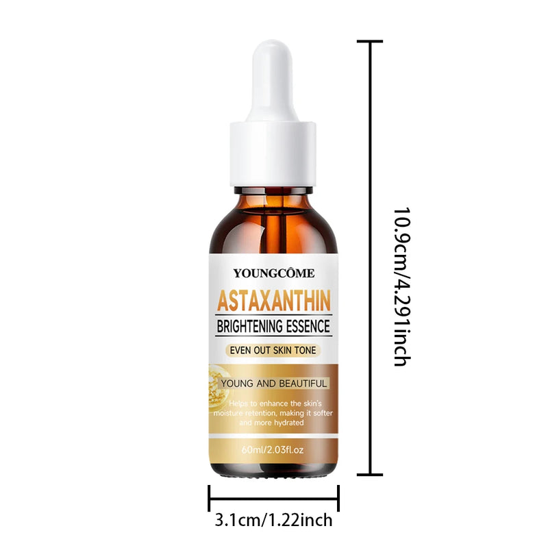 YOUNGCOME Astaxanthin firming and moisturizing essence,Smoothes wrinkles,Skin looks visibly younger 40ML/60ML