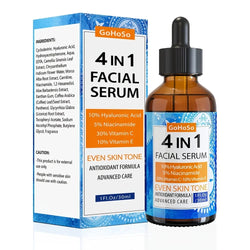 ENVISHA 4 In 1 Face Skin Care Serum Hyaluronic Acid Niacinamide Vitamin Anti-Aging Anti-wrinkle Deep Moisturizing Firming