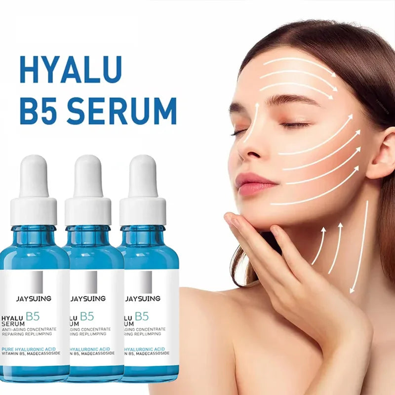 B5 Hyaluronic Acid Serum Facial Anti Aging Wrinkle Lift Firming Fine Lines Lightening Dark Circle Skin Brightening Hyalu Serum