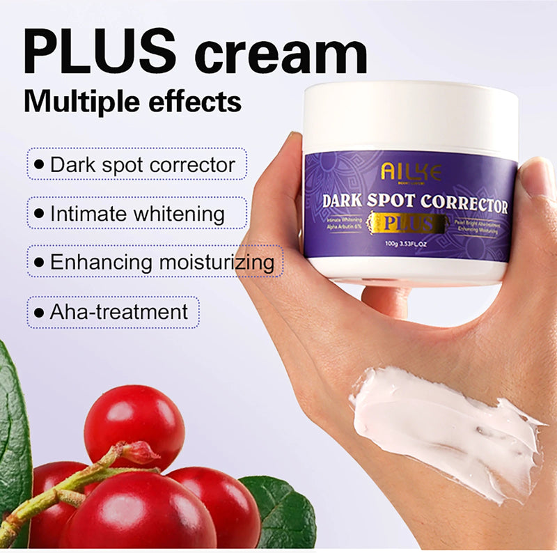 AILKE Glutathione Bleaching Cream, Advanced Lightening Lotion, Glowing Cream For Inner Thighs, Bikini Area Underarms, Natural