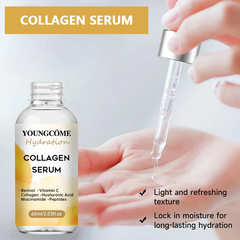 Collagen Face Serum skincare Facial Essence Liquid Firming Moisturizing Nourishing Facial Serum Skin Care Niacinamide