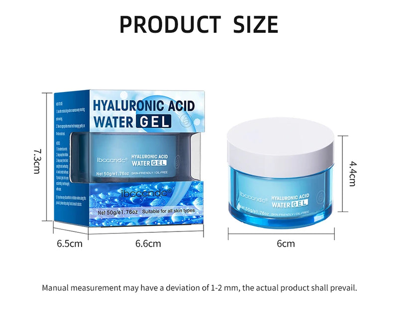 Hyaluronic Acid Gel Cream Hydrating Face Moisturizer For Hydrate&Smooth Extra-Dry Skin Nourishing Improve Dryness Facial Lotion